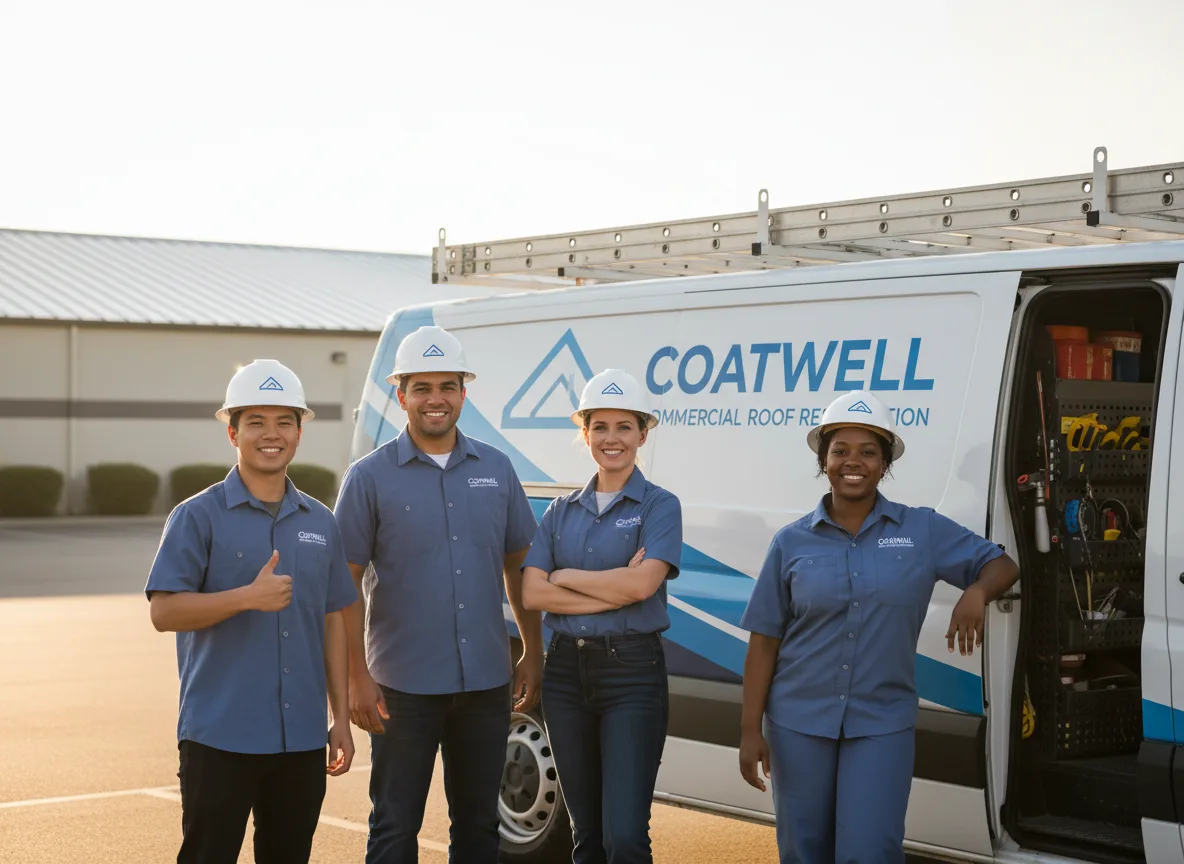 Commercial roof coating company in Westford, MA