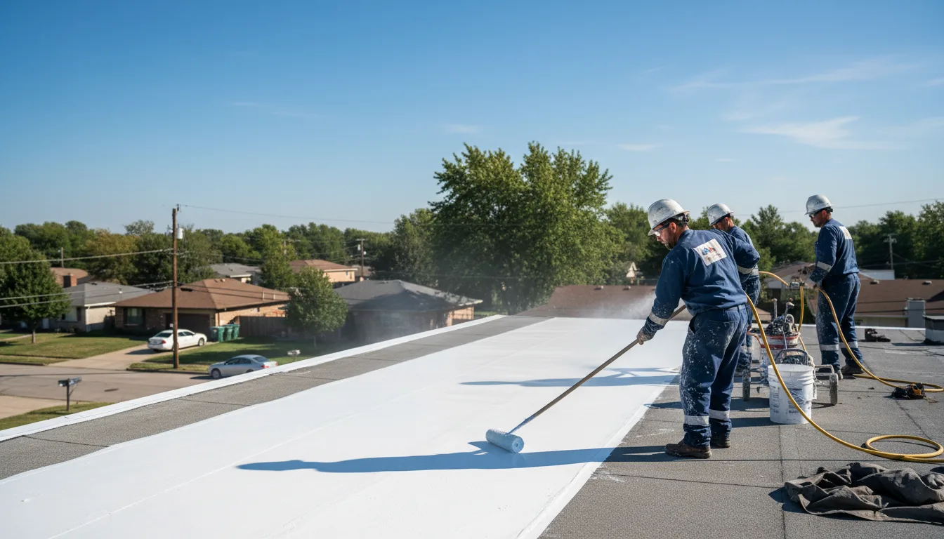 Commercial roof coating in Westford, MA near me
